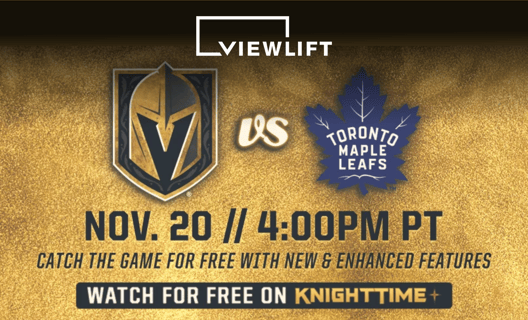 VGK, ViewLift Unveil Enhancements to KnightTime+ Streaming Service