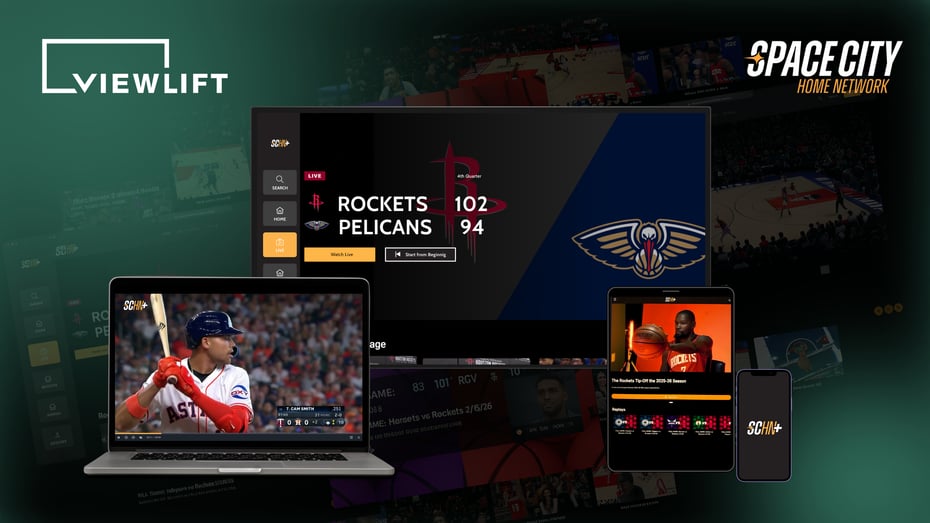 Space City Home Network's Streaming Platform Gains Early Momentum with the Houston Rockets ahead of Astros Spring Training