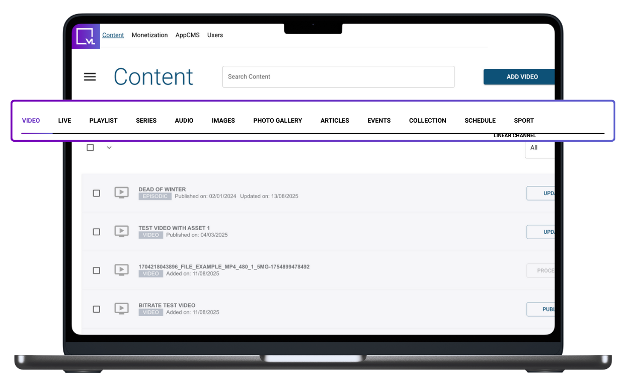 App CMS